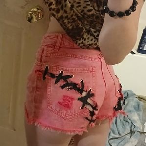 Lace-Up Booty Shorts Handmade Size 5